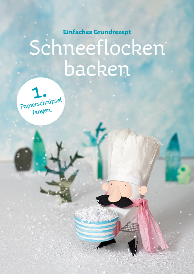 Grundrezept für Schneeflocken